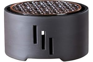 Cabilock Ceramic Teapot Warmer Tea Warmer Coffee Warmer Base for Borosilicate Glass Teapot Cast Iron Teapot Without Candle