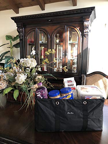 image for April Fashions All Purpose Open Top Utility Bag, Collapsible Wire Fram