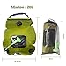 HOME TELLER Solar Shower Bag Outdoor Camp Bag with Removable Hose and On-Off Switchable Shower Head for Camping Beach Swimming Outdoor Traveling Hiking (5 Gallon)