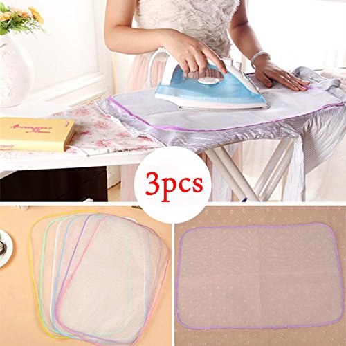 Kicode Handy Ironing Mat Household Board Cover Pad Heat Resistant Laundry protective mesh guard press protect