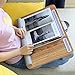 HUANUO Lap Desk – Fits up to 17 inches Laptop, Built in Wrist Pad for Notebook, Tablet, Laptop Stand with Tablet, Pen & Phone Holderthumb 3