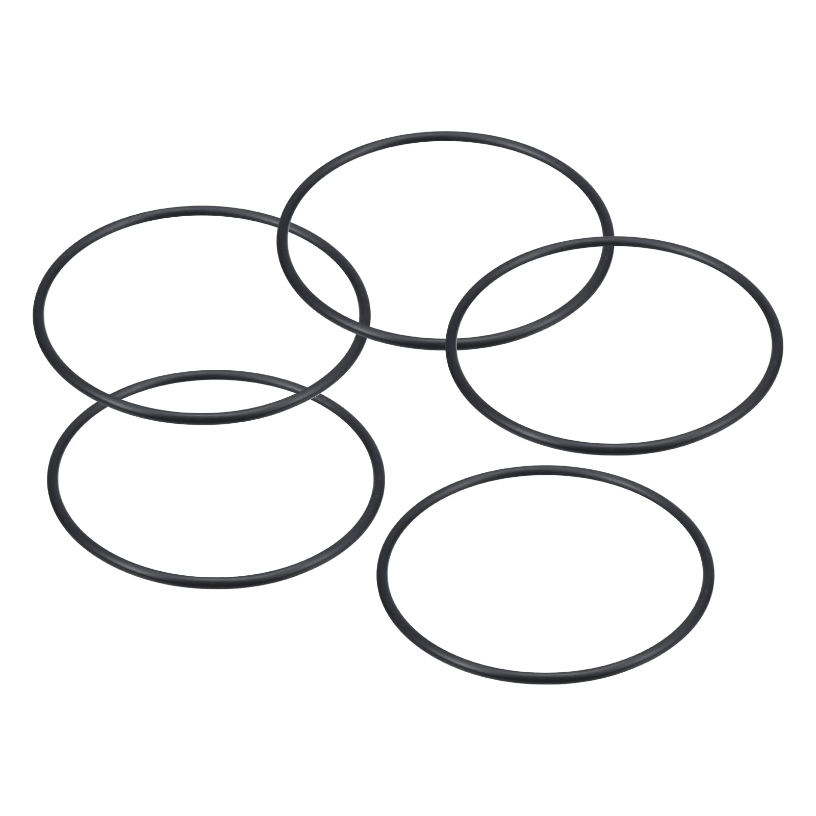 PATIKIL Nitrile Rubber O-Rings 70mm OD 65mm ID 2.65mm Width, 20 Pcs Metric Sealing Gasket for Faucet Plumbing Automotive Repair, Black