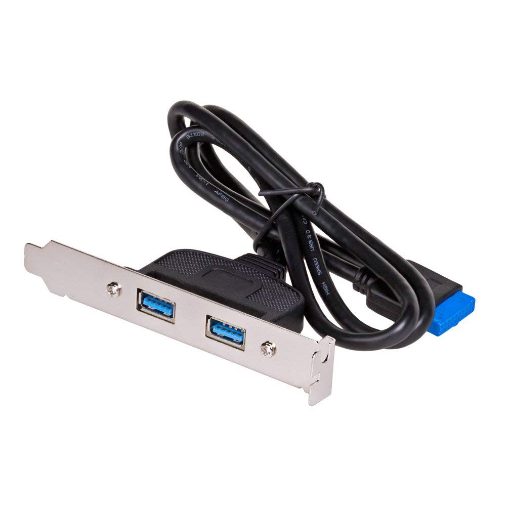 Akyga AK-CA-47 ATX PC Bracket 2x USB 3.0 20-Pin Slot Cover