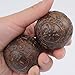 iLOVEPandas Natural Agarwood Massage Balls Chinese Acupoint Ball Hand Exercise Baoding Balls (Style 2)