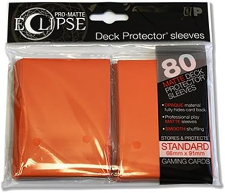 Ultra Pro Pro-Matte Eclipse Standard Orange (80 Sleeves) -85113, Orange / Orange