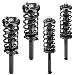 Front & Rear Strut Shock Assembly w/Coil Spring for