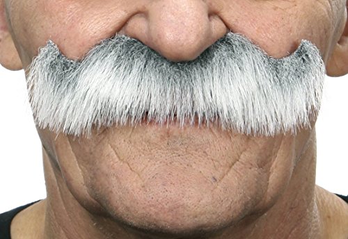 Rocking grandpa's gray with white mustache