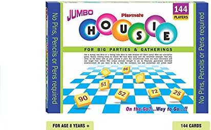 Aaryan Enterprise Housie Jumbo 144 cards Game. Multi Age &amp; Player