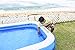 Jilong Rectangular Family Inflatable Pool for Ages 6+, Blue, 103