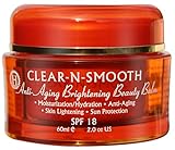 Gentle & Moisturizing Skin Lightening Cream: 4 Natural Lighteners for Sensitive Skin + Anti Aging Exfoliating Agents, Shea Butter, Hyaluronic Acid and SPF 18 Sun Protection Benefits. 2 oz / 60ml