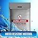 Fireproof Document Bag by EcoGear FX - Durable Non-Itchy Silicone Coated Fire Resistant Money Bag - Perfect Fireproof Safe Storage Bag for Money, Documents, Jewelry and Passport (Small (9in x 7in))