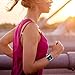 Tobfit Compatible with Fitbit Ionic Bands, Soft TPU Sport Arm Wristband Accessories for Women Men, Small, Champagne Gold, Slate