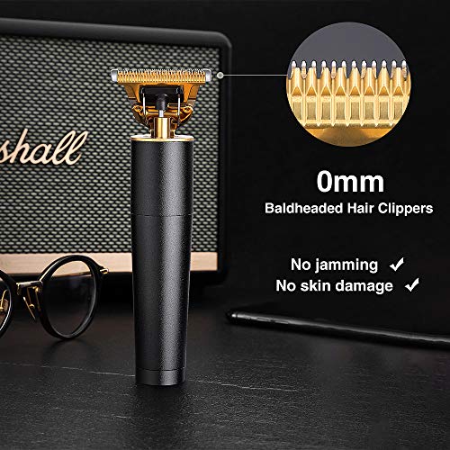 Professional Hair Outliner Grooming Trimmer Clippers for Men - Close Cutting T-Blade Hair Trimmer Cordless Hair Cutting Kit Electric Rechargeable Pro Li Outliner