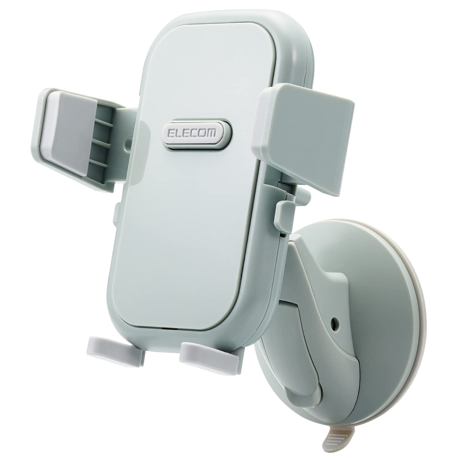 エレコム スマホスタンド キッチン向け 吸盤式 壁付 Android、iPhone 料理 グリーン HA-STSC01GN商品画像