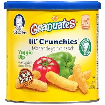 gerber lil crunchies veggie dip