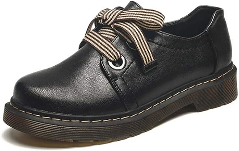 Amazon Thld レディース オックスフォード シューズ 靴 ポインテッドトゥ レースアップ カジュアル 大きいサイズ 25 0cm レディース オールシーズン レースアップシューズ オックスフォード 厚底 靴 レディース 歩きやすい パンプス