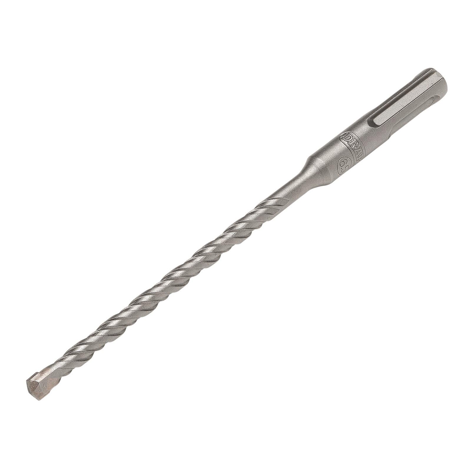 Draper SDS Plus Drill Bit, 6.5 x 160mm - 13636 - Tungsten Carbide Tip, Double Flute, For Concrete, Masonry, Brick, Stone, Granite