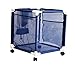Sentrified Pool Storage Bin - Standard Pool Accessories Organizer with Nylon Mesh Basket for Swimming Pool Decks, Patio and on The Beach | Holds Beach Towels, Balls, Linens and Floatation Devices