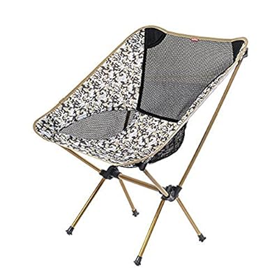 Ezyoutdoor Portable Folding Camping Chairs Aluminium Alloy Stool Fishing Hunting Camping Furniture Beach Chair with Carry Bag