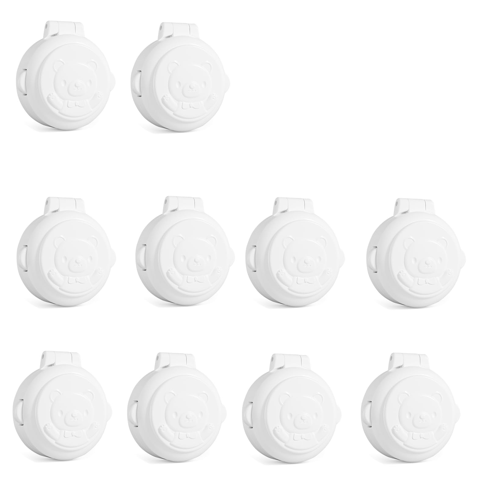 10Pcs Children Button Security Lock protection bouton lave vaisselle Baby Proofing Safety Locks Latch protection bouton lave vaisselle Baby Toddler Button Stove Stove Guards