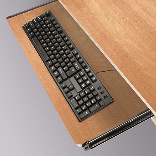 Keyboard Slide, KINJOEK 14 Inch 2 PCS Heavy Duty Ball Bearing Slides, Computer Drawer Tray