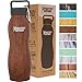 Healthy Human Stainless Steel Curve Water Bottle | 100% BPA Free Thermos for Kids & Adults | Vacuum Insulated Water Bottles | Metal Bottles with Leak Proof Lid (21 oz/ 621 ML, Harvest Maple)