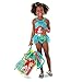 Disney Ariel Deluxe Swimsuit for Girls Size 9/10 Blue