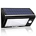 Solar Powered Security Floodlights - Motion Activated Lights- Wireless Outdoor Light- 32 Ultra Bright LEDs- Peel and Stick- Best for Patio, Garden, Path, Pool, Yard, Deck (Black)