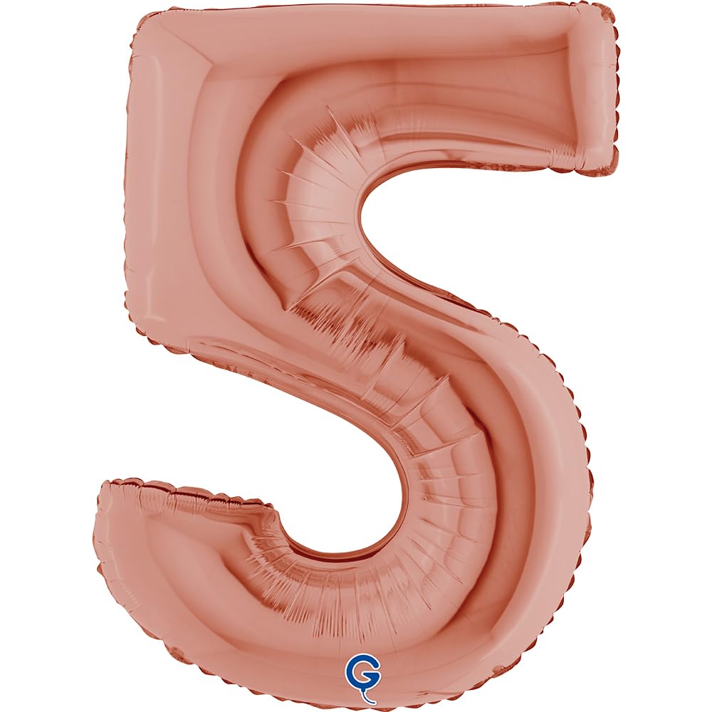 Grabo Number 5 Superloon Single Pack, Length- 40 Inch, Colour- Rose Gold