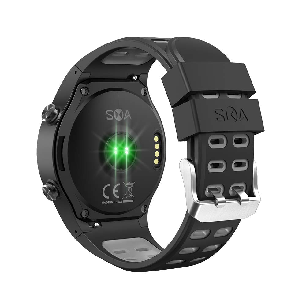 SMA-M1 Built-in GPS Sport Smart Watch Activity Tracker Fitness Watch for Men Heart Rate Monitor Watches Sleep Monitoring Smartwatch Gift for ...