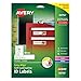 Avery Professional Grade Self-Laminating Water Resistant ID Labels, 3-1/2