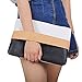 Women's Clutch Handbag Wristlets Purse Unique Patchwork Design for Beach Holiday Travel