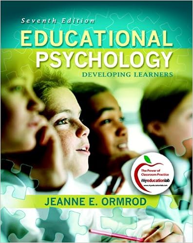 Educational Psychology Develog Learners 7th Edition Ormrod Jeanne Ellis 9780137001149 Books