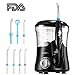 ELLESYE UPGRADED 600ml Water Flosser with 7 Multifunctional Jet Tips, 3 Min Timer, Leak-Proof Oral Irrigator for Teeth Cleaning & Braces Care, Quiet Design Family Dental Flosser for Adults & Kids Use