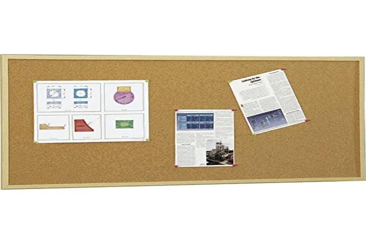 5 Star 607-3 - Cork Board with Wooden Frame – 60 x 90cm