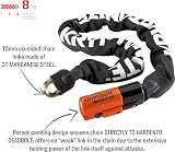 Kryptonite Evolution Mini Bike Chain Lock 3 ft 10mm Heavy Duty Security view 2