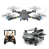 Beyondsky Foldable RC Drone XT-1 with Camera WiFi FPV Altitude Hold Gravity Sensor AR Game Mode 6-Axis 2.4Ghz Selfie Drone with 720P Camera Live Video (XT-1)