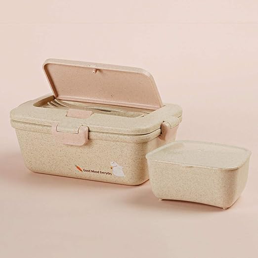 Bento Box Trigo Pajita Lonchera Conejo Lindo Fiambrera ...