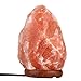 TGS Gems Himalayan Salt Lamp Ionic Air Purifier on Wood Base with Dimmable Switch Cord and 3 Bulbs,2-4lbs 6-7 Inch