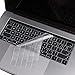 VFENG Premium Ultra Thin Clear Keyboard Cover for MacBook Pro with Touch Bar 13 Inch and 15 Inch (Model Number: A1706/A1707/A1989/A1990/A2159) Released in 2016 2017 2018 2019, US Version