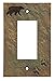 DEMDACO Bear and Tracks Rustic Hand-Cast Single Paddle Switch Plate Cover