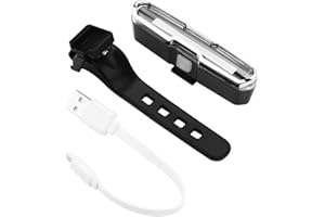 USB Rechargeable Bike Tail Light, LED Night Cycling Light Mountain Bike Warning Rear Tail Light with 5 Modes for Cycling Safe