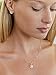 Mariell Bridal Wedding Necklace Set, Cubic Zirconia Pendant Necklace and Stud Earrings, Gold Jewelry Set
