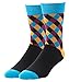 JYinstyle 7 Pack Men's Classic Colorful Cotton Crew Socks Stockings US Size 10-13 Set 3 (set3)