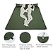 CAMEL Double Self-Inflating Sleeping Pad with Attached Pillow, Comfortable for 2 Person Camping, Hiking, Backpacking, Beach (Army Green)
