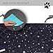 PETBROO Pet Seat Cover for Trucks Cars SUVs Waterproof Dog Hammock Covers Scratch Proof Nonslip Backing Durable Machine Washable Padded Quilted Heavy Duty Black with Side Flaps Anchors & Storage Bag