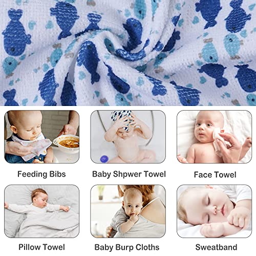 Viviland Baby Washcloths 24 Pack, Softest Baby Bath Towel with Super