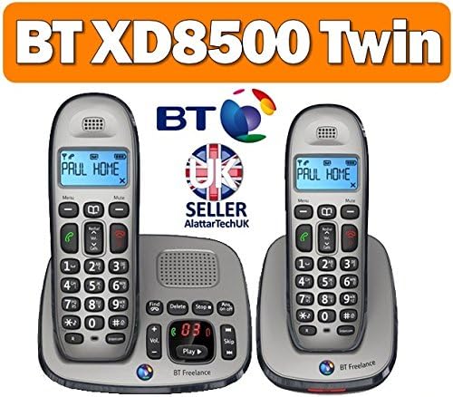 Bt Freelance Xd8500 Twin Digital Cordless Answerphone Amazon Co Uk Electronics