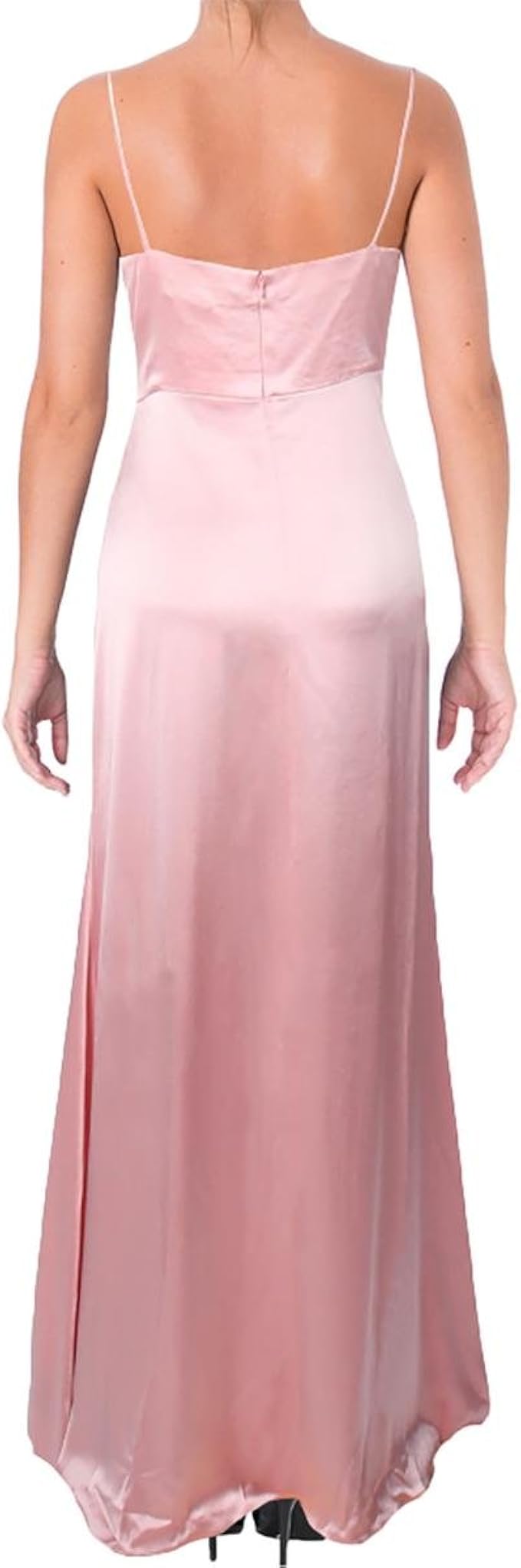 jill jill stuart faux wrap satin gown