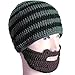FREE FISHER Unisex Knit Octopus Yarn Tentacle Beard Beanie Kraken Hat Funny Gift (One Size, Grey-B)